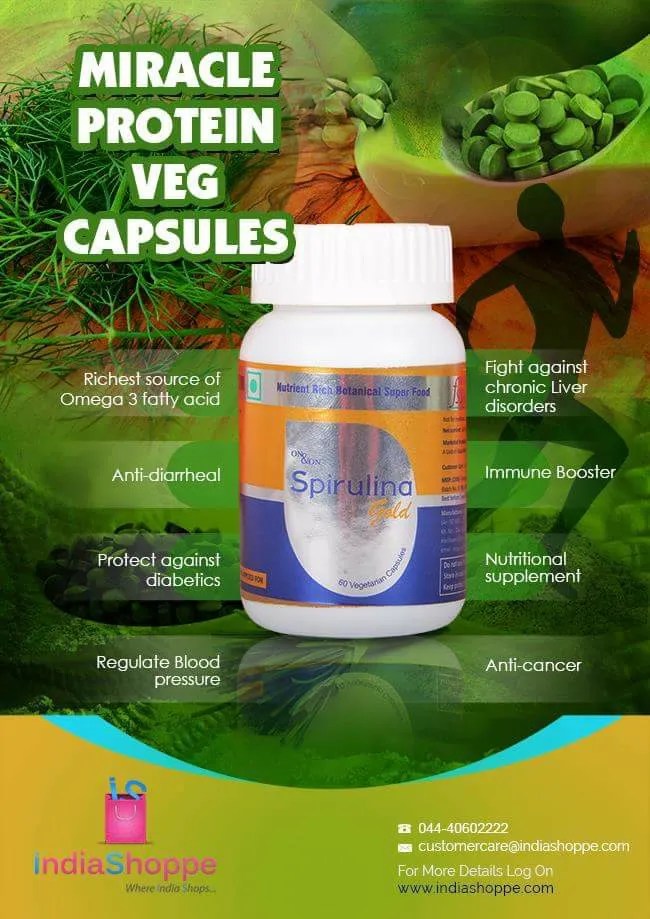 Spirulina Gold at Rs 1200/bottle(s) Natural Spirulina Tablet in