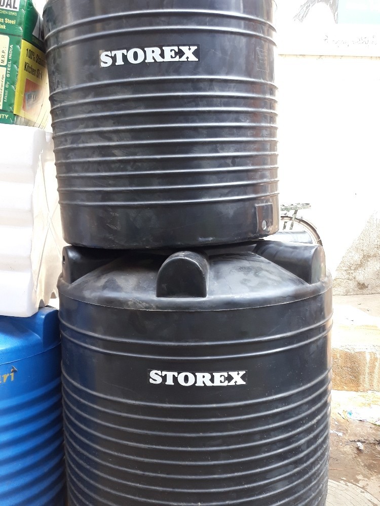 Plastic Black Water Storage Tanks, Capacity 500 Litres, Rs 2000 /piece