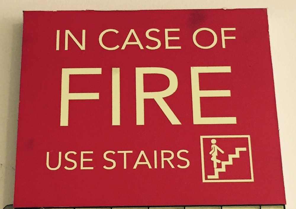 Fire Safety Signages at Rs 126/piece in New Delhi ID 18409881530