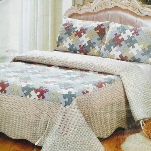 Cotton Bed Cover Puzzle at best price in Coimbatore by Elite Furnishing