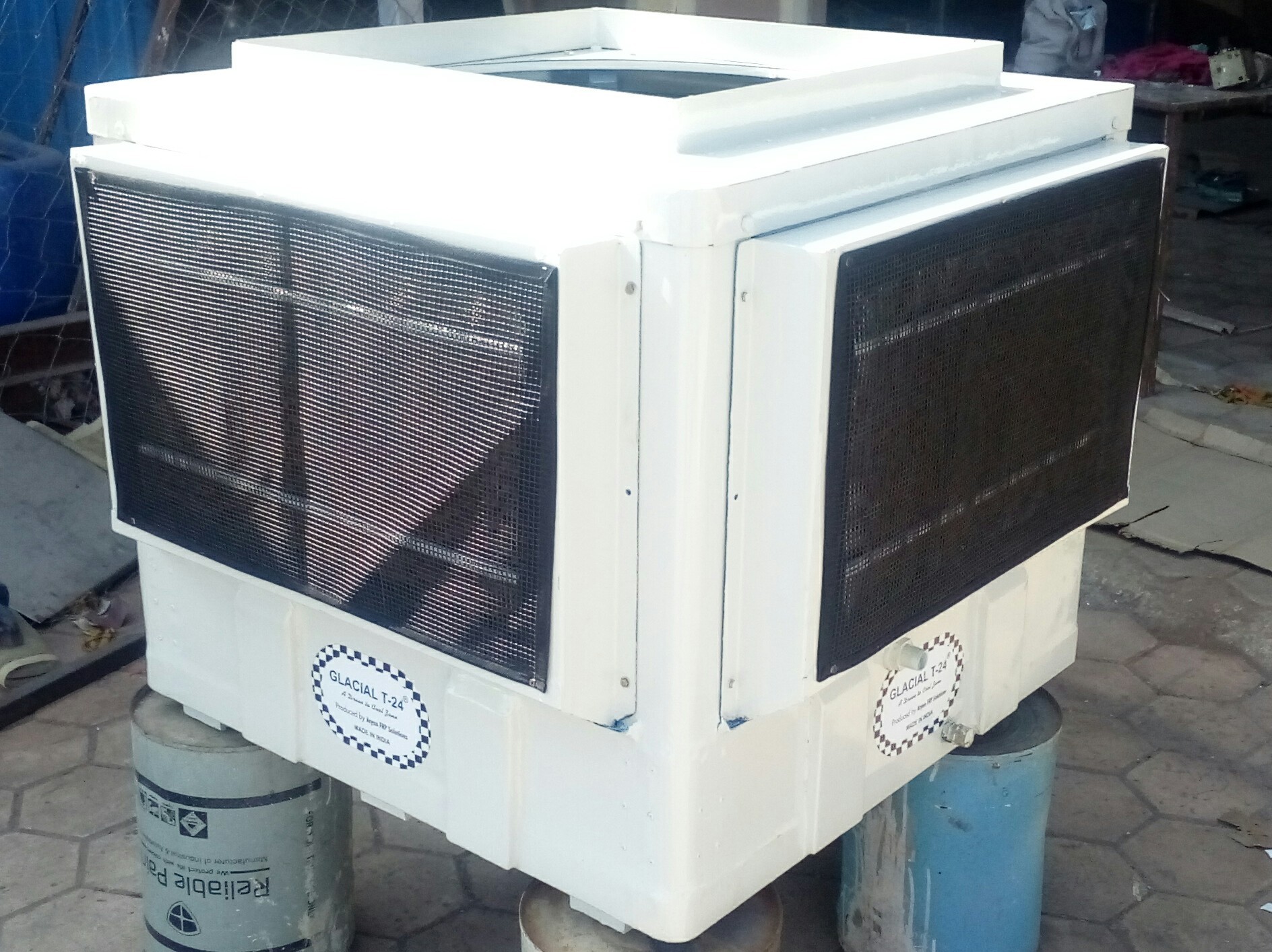 White GLACIAL Duct Air Cooler, 600 Sqft Capacity, Rs 28000 /number ID 17931056297