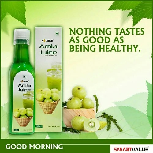 Nourish Amla Juice, Pack Size 500 mL at Rs 249/bottle in Kanpur ID