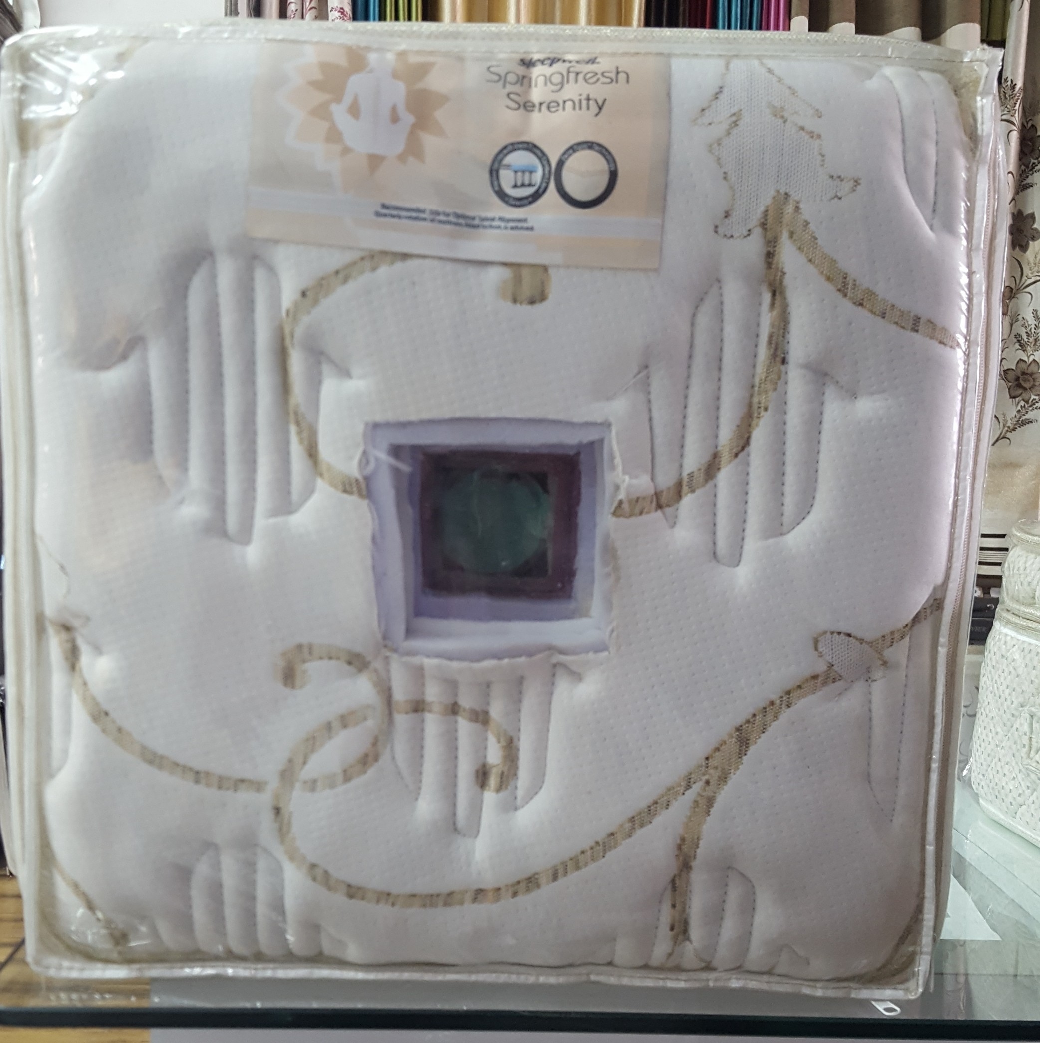 green rangloi Sleepwell Mattresses Spring Fresh Serenity, Rs 75000