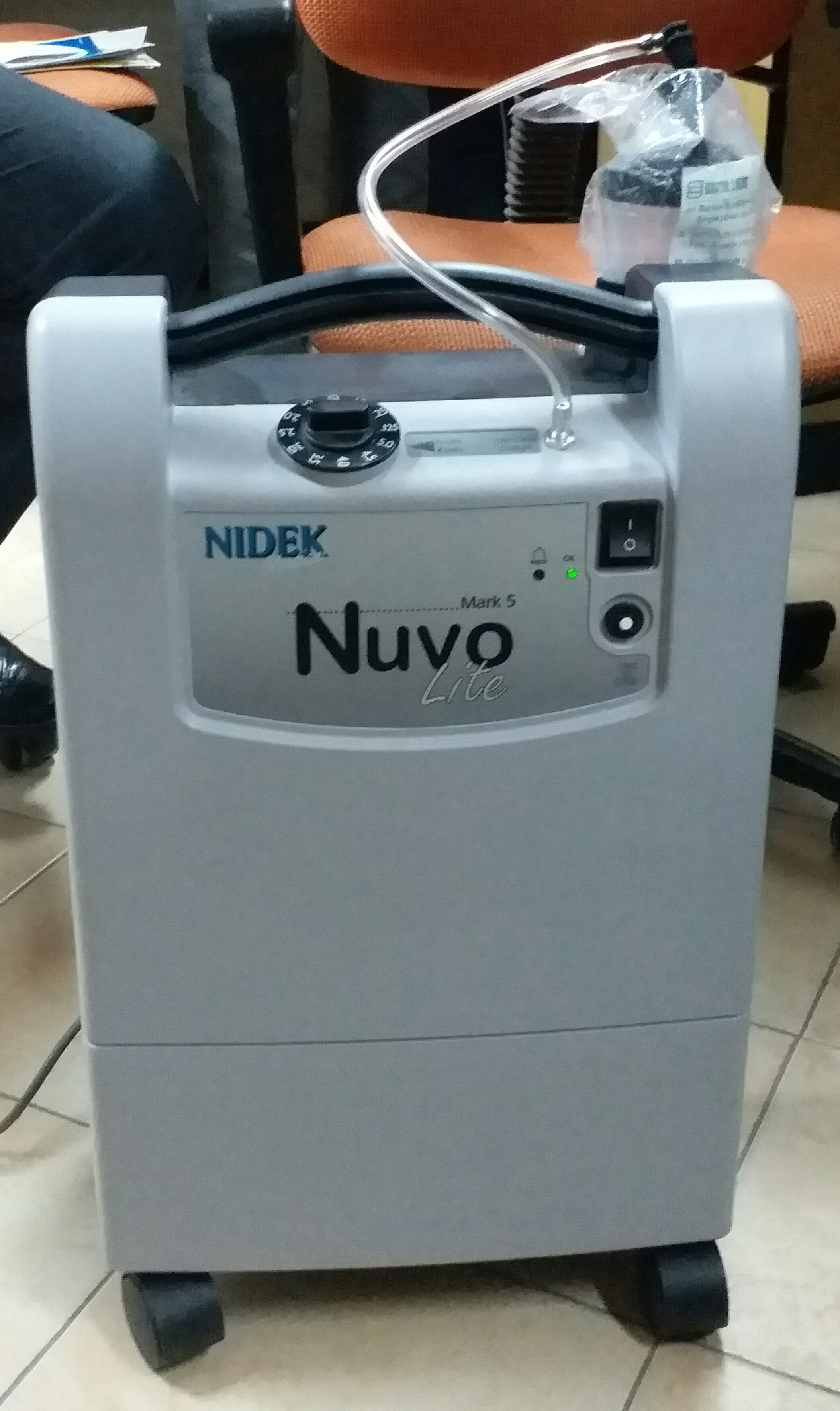 Nidek Oxygen Concentrator, 5 LPM, K. S. Medicaid's ID 14843215012