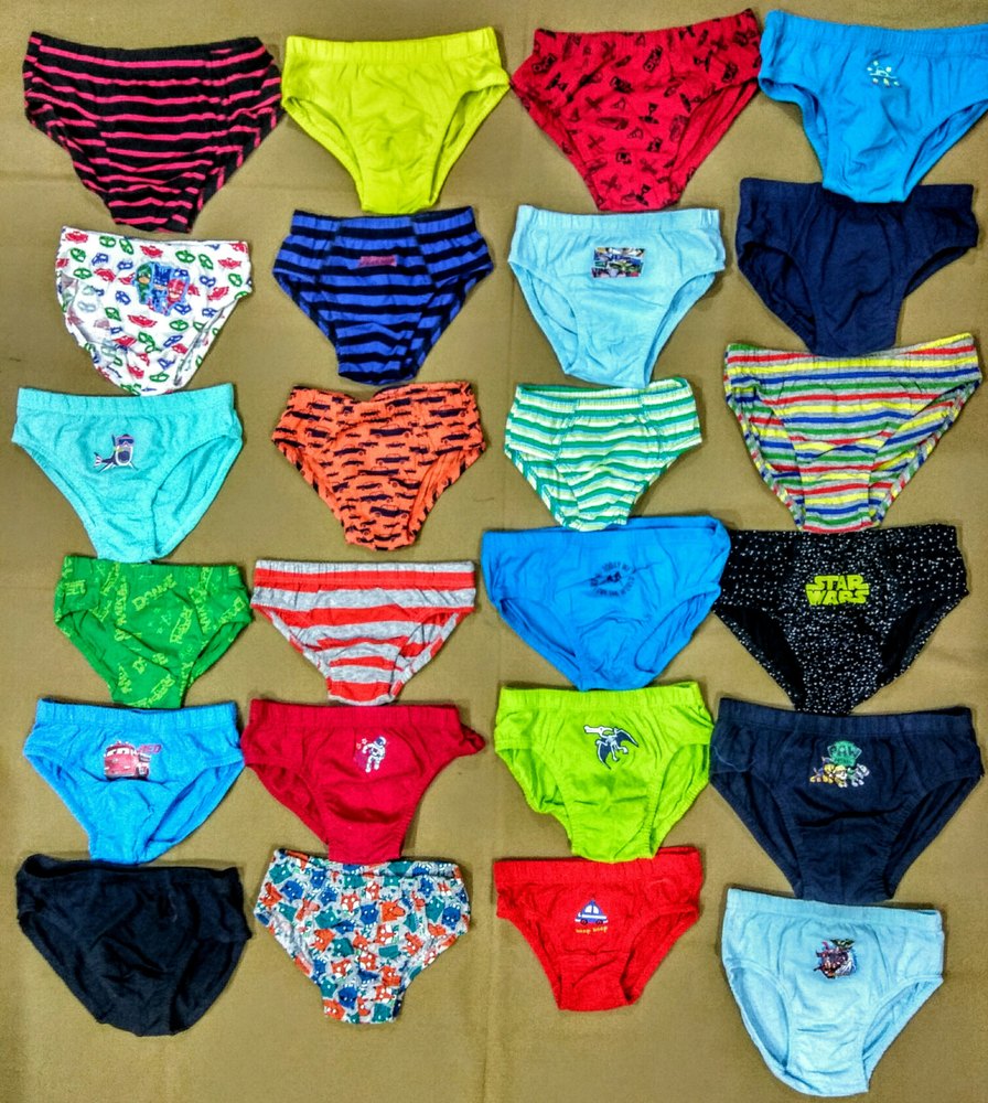 Assorted Colors Cotton Kids Underwear, Kidswear Branded Surplus Garments at Rs 21/piece in