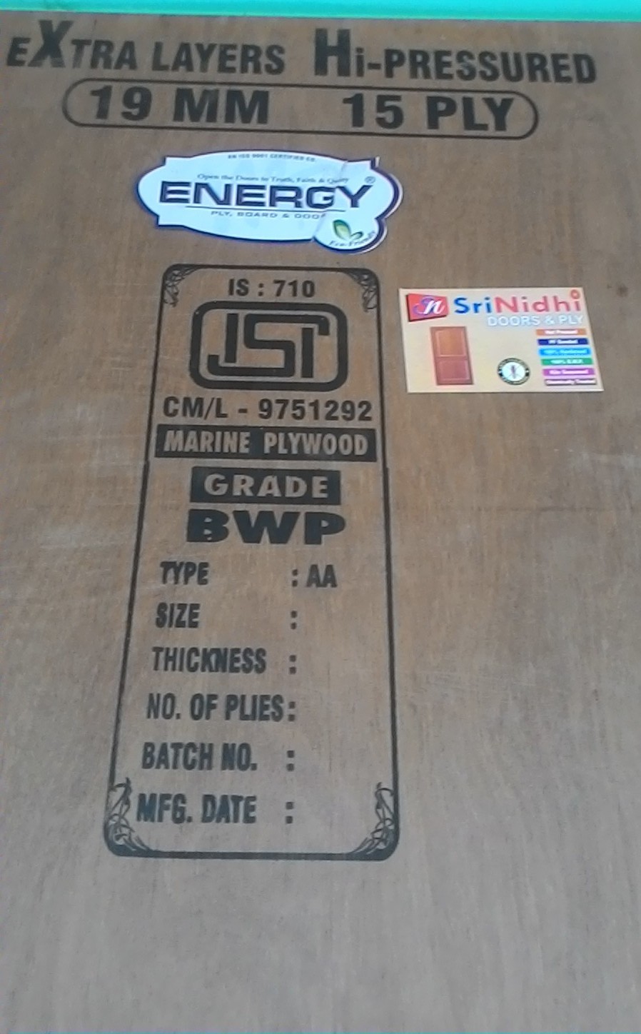 Gurjan plywood isi 710 water proof gr at Rs 3000/piece(s) Membrane