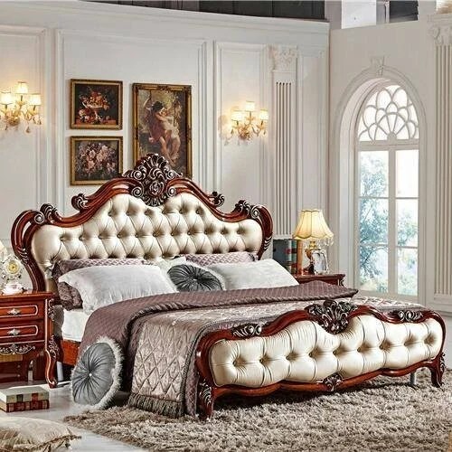 Wooden Natural Double Bed at best price in Saharanpur ID 18902934533