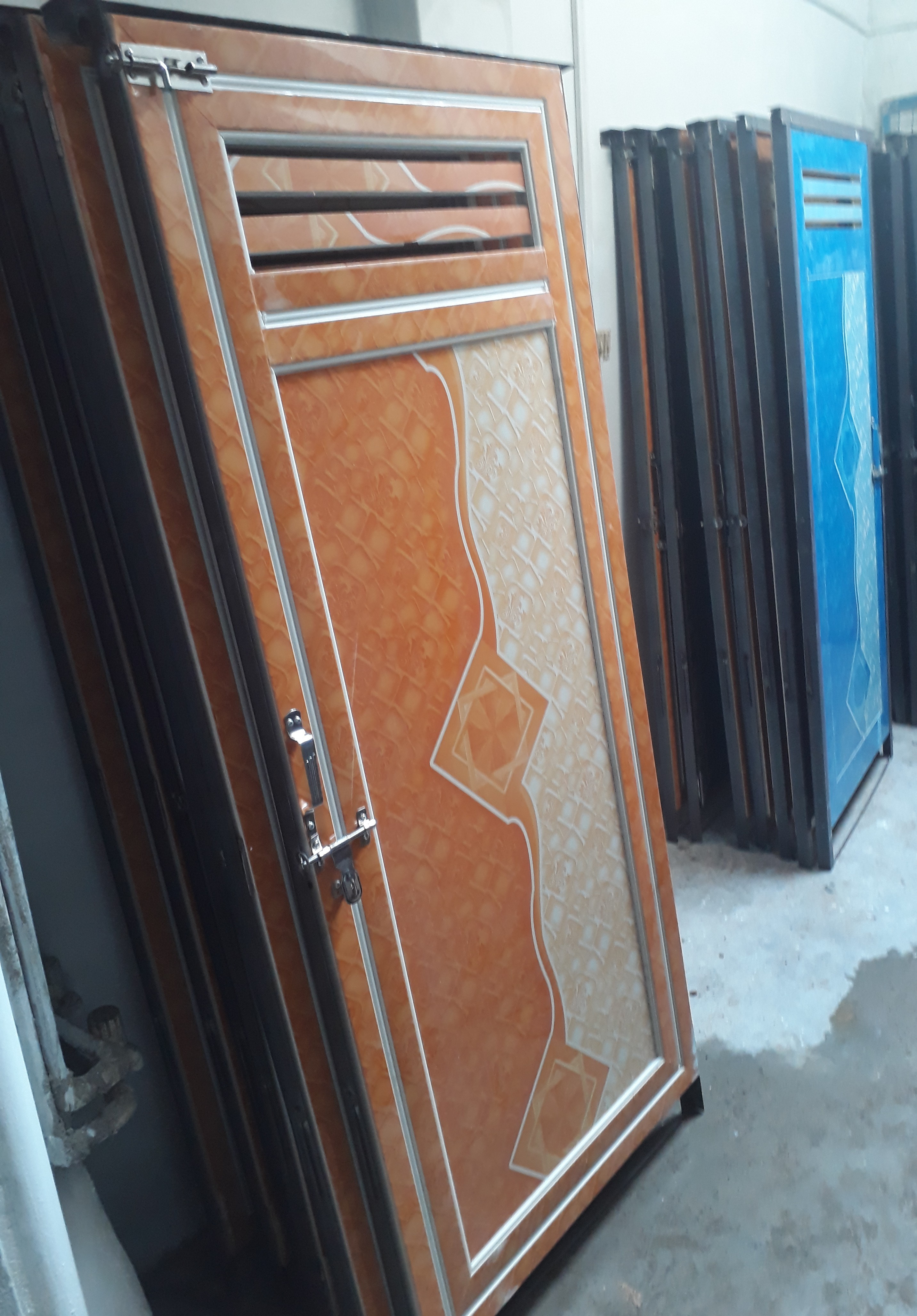 PVC DOOR WITH METAL FRAME at Rs 1450/piece Polyvinyl Chloride Doors