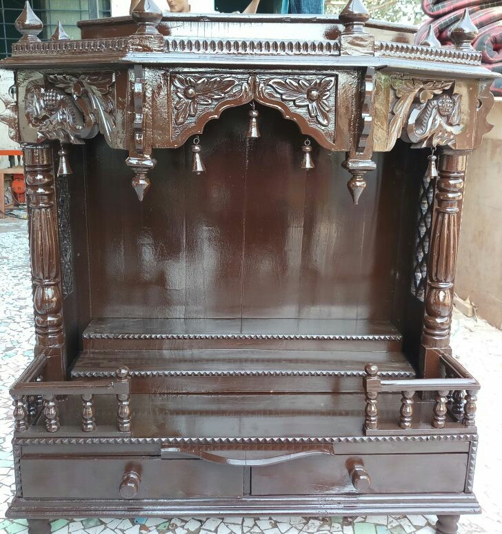Sagwan Brown Wood Temple at Rs 12000 in Pune ID 17758439855