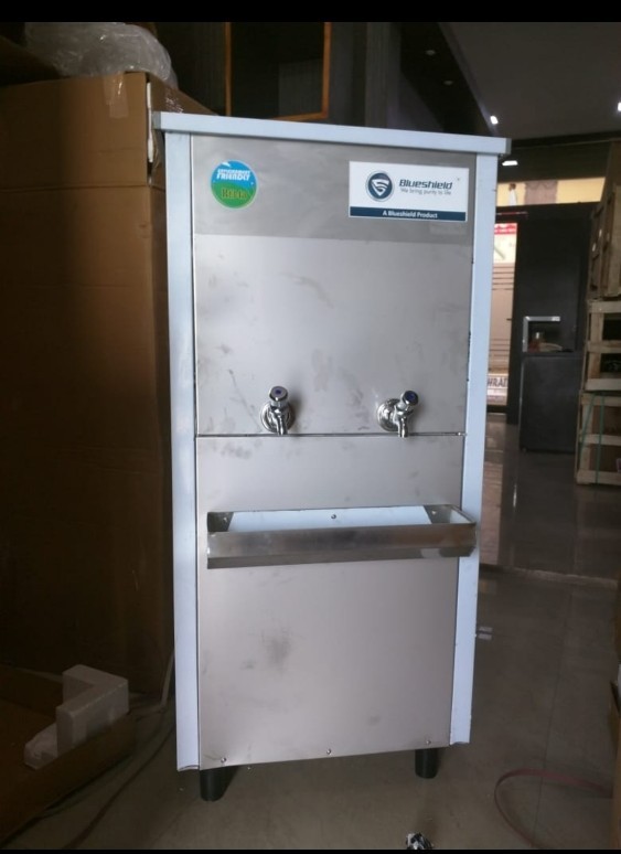 Stainless Steel Water Coolers With Inbuilt Blueshield RO Purification, RO Capacity 5001000