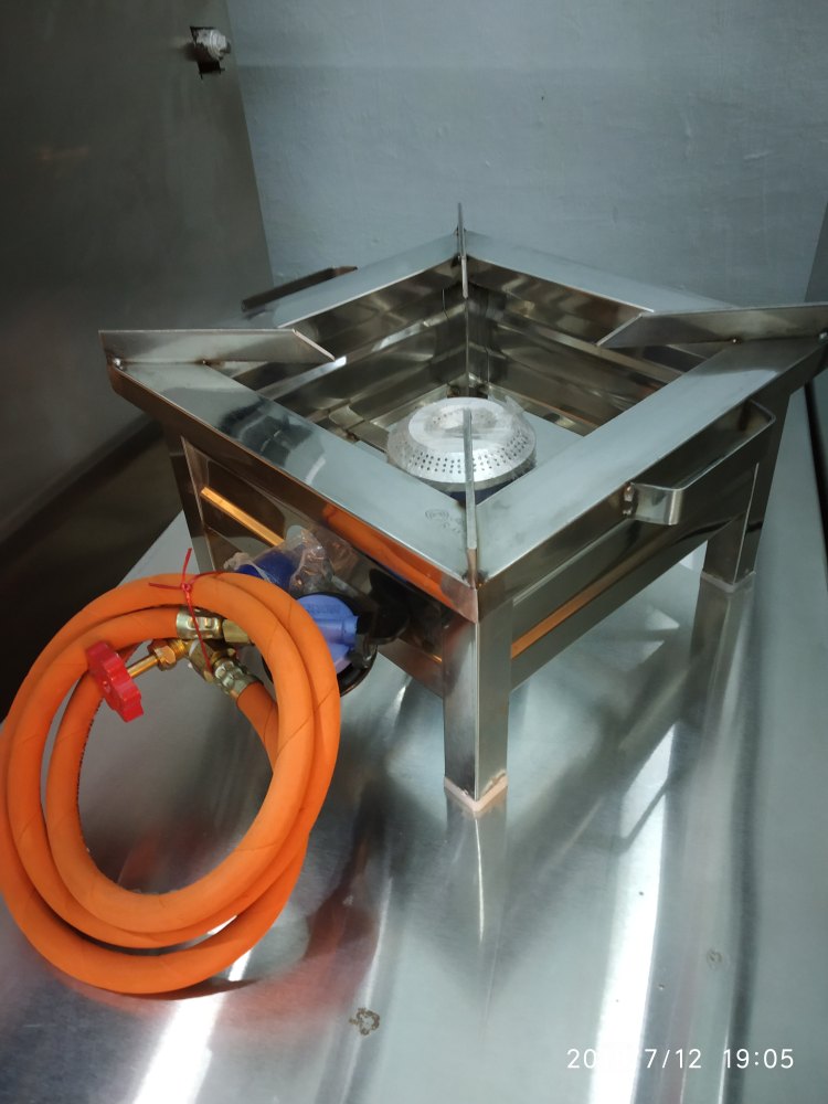 Stainless Steel Single Burner Lpg Gas Stove at Rs 1800 in Hyderabad