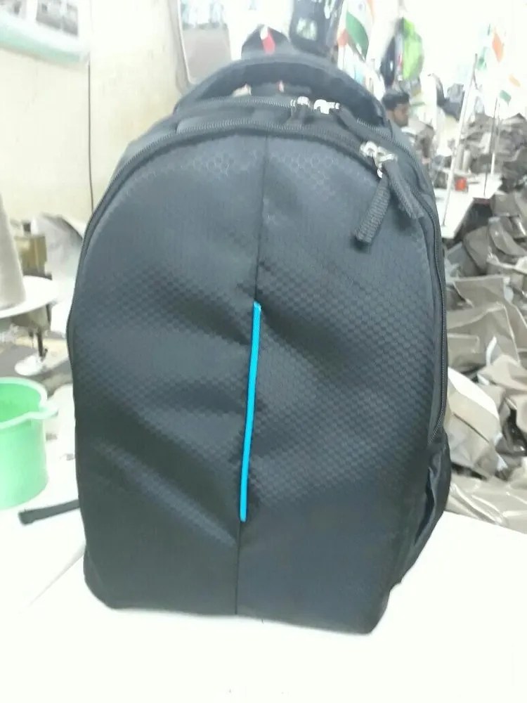 Mostly Black Printed As Well As Embroidery Laptop Backpack Bag at Rs