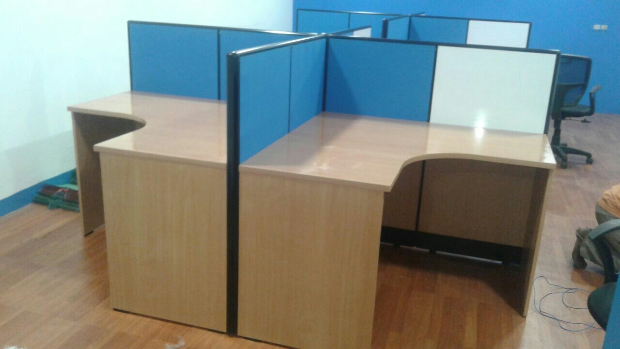 UP Furnitures Aluminum Pentagon Workstation, Rs 12000 /set UP Furnitures & Interiors ID