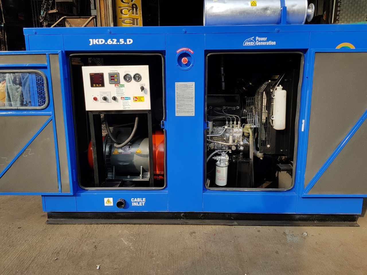New 62.5 KVA Silent Generator, Low Noise Generator, Soundless Generator