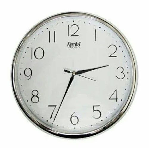 White Ajanta Wall Clock, Size 16 inch at Rs 243/piece in New Delhi