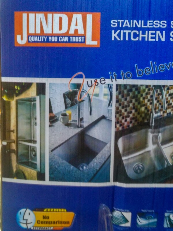 Jindal Kitchen Sink at best price in Indore by Rewa Materials ID