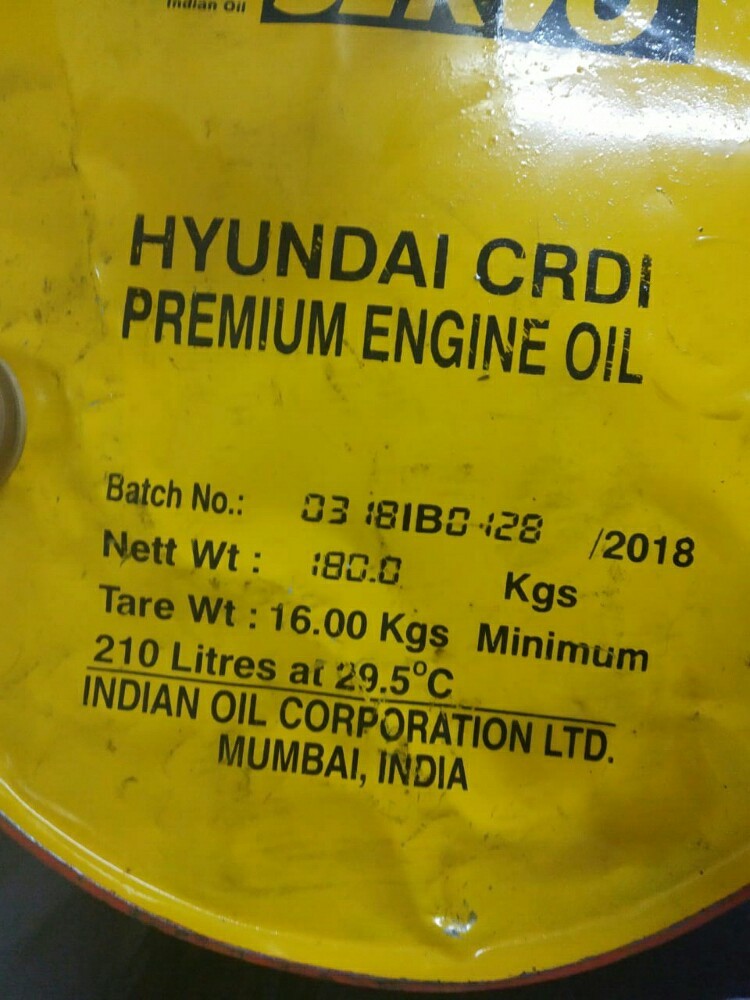 Servo Hyundai CRDI Premium Engine Oil, Packaging Type Barrel at Rs 92