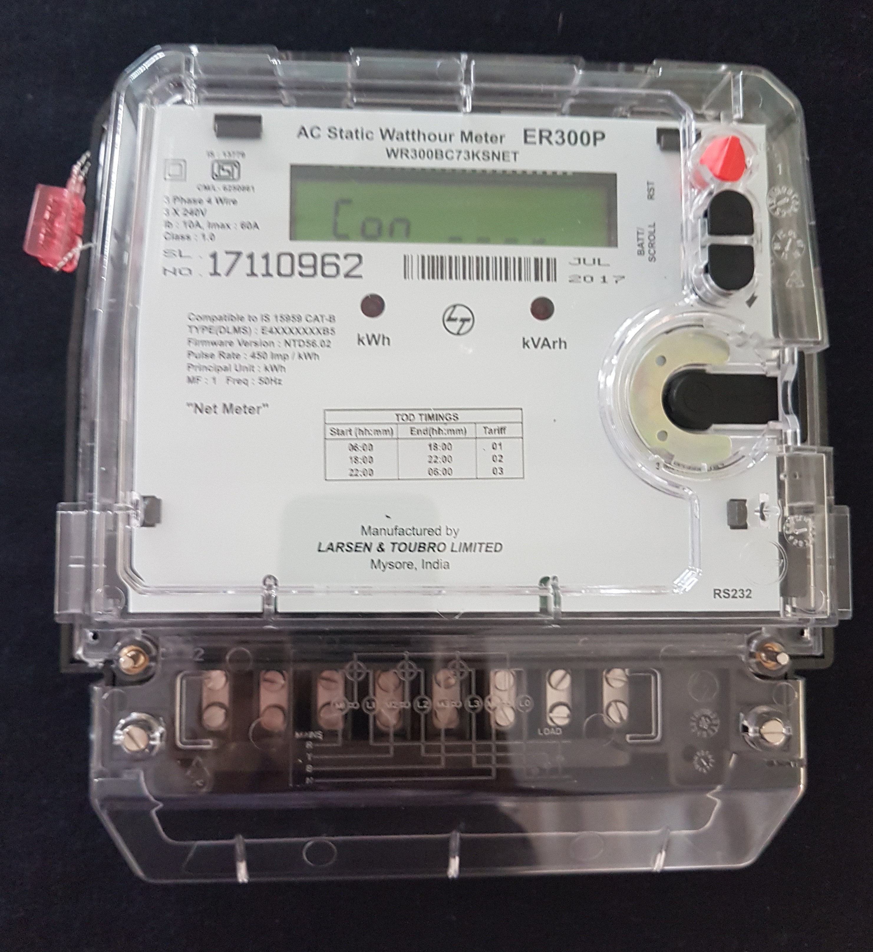 Electronic Energy Meters 3 Phase, इलेक्ट्रॉनिक ऊर्जा का मीटर in Periyar