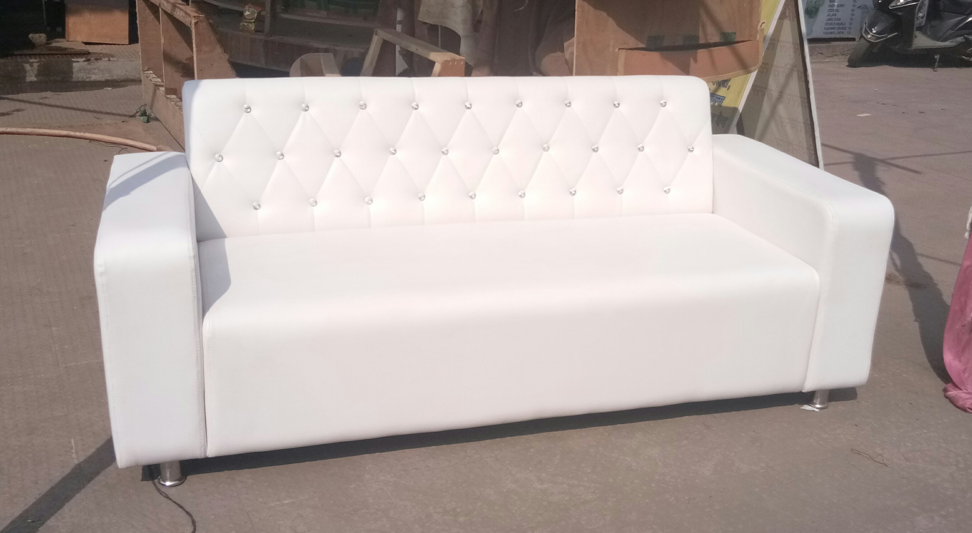 White Diamond Wedding Sofa, Rs 8000 /piece Krishna Furniture & Interior