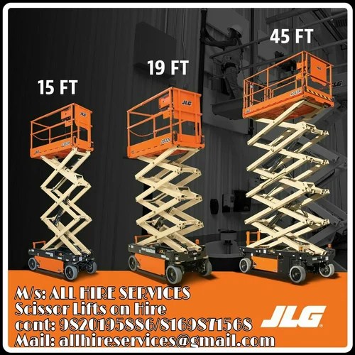 LIFT Scissor Lifts Rental Services, for INDOOR, Rental Duration 1