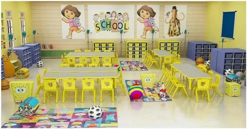 Nursery School Equipment Decorative School Furniture Manufacturer