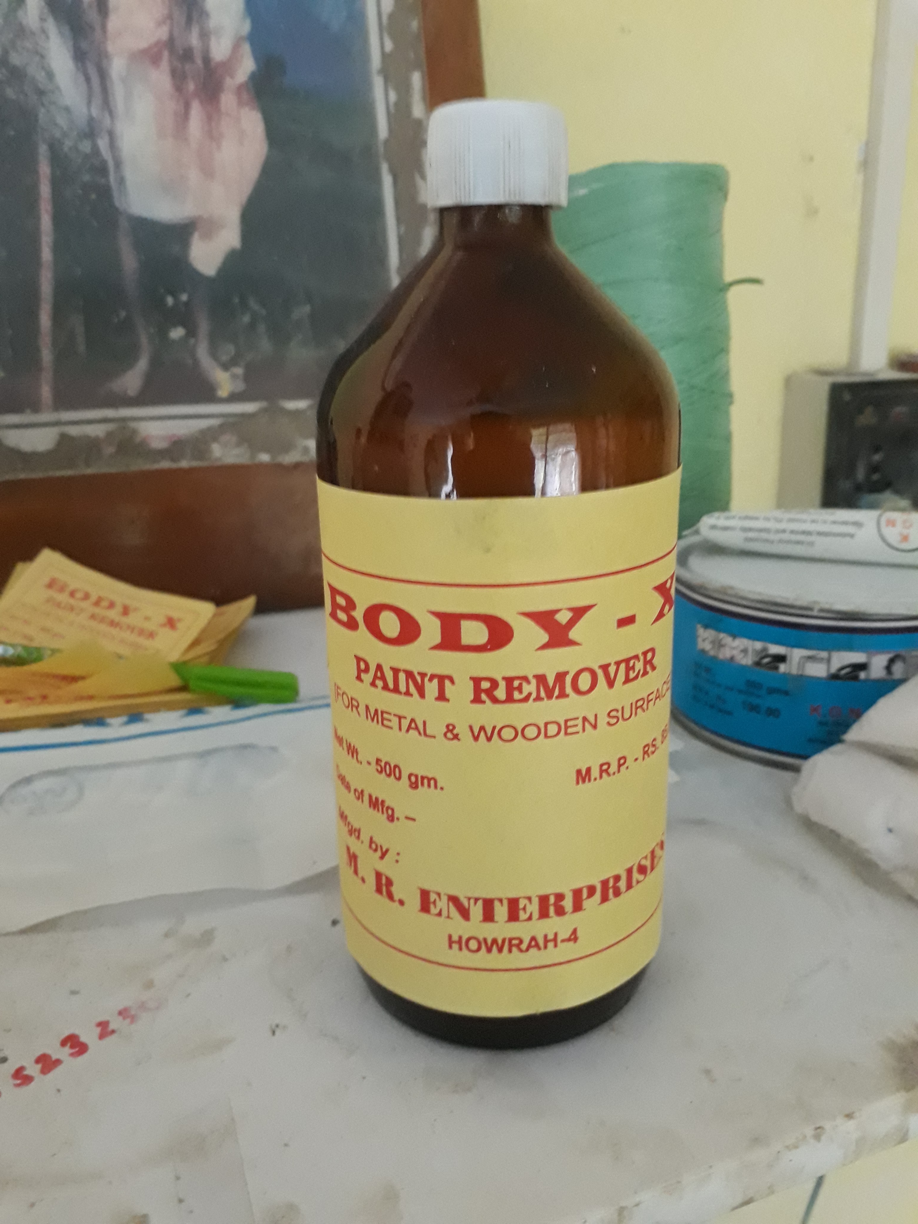 Liquid Paint Remover, 1L, Rs 120 /litre M.R.Enterprise ID 19469193197