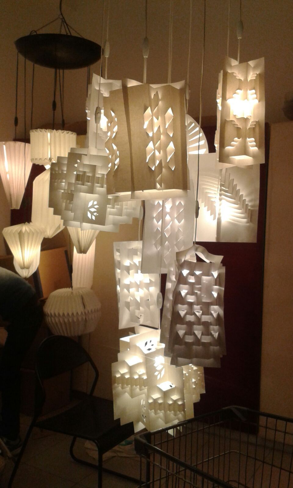 Paper Handmade Lantern, Handmade Hanging Lanterns, हैंडमेड लैंटर्न Naaz Creations, Noida ID