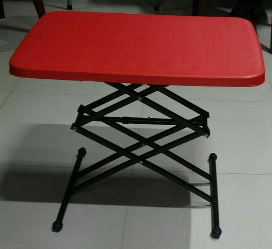 Mild Steel Red Folding Table, Size 24x 18, Rs 2600 /piece Chairs Pluss