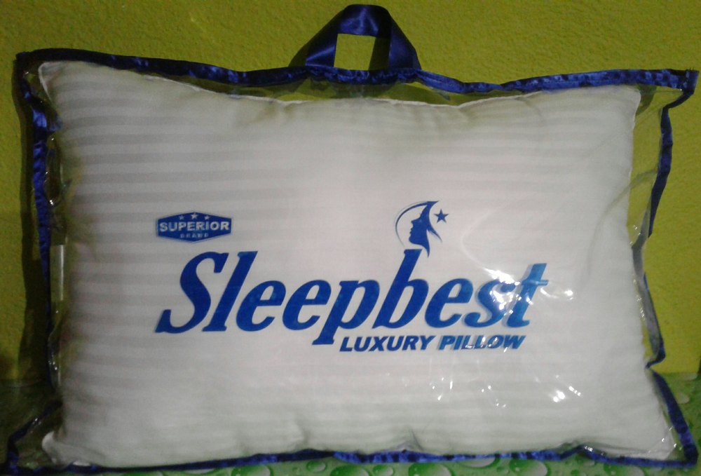 White Hollow Fiber Luxury Pillows, Size 16" ¿¿ 24" (40cm¿¿60cm) at Rs