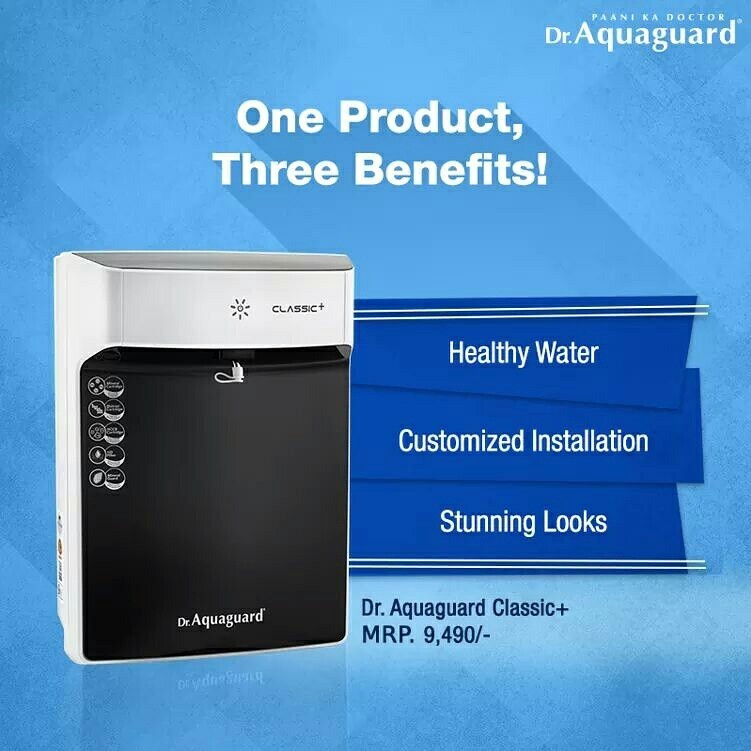 Dr Aquaguard Classic Plus With Booster Pump at Rs 12990/unit EUREKA