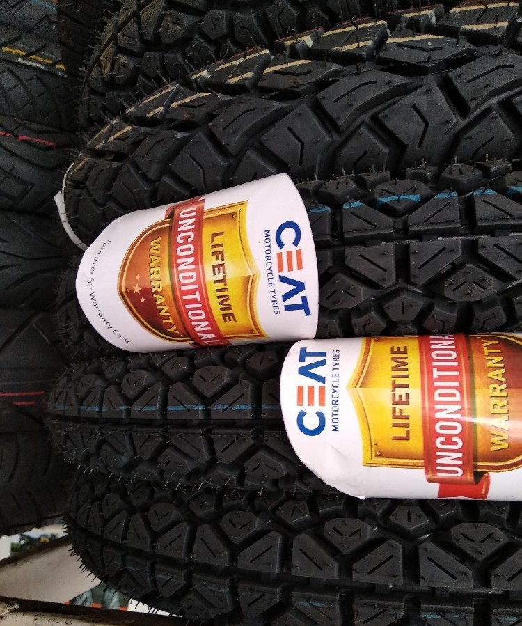 CEAT Splendor,Passion,Cd Dawn,Glamour Back Bike Tyre, Size 3.00x18 at