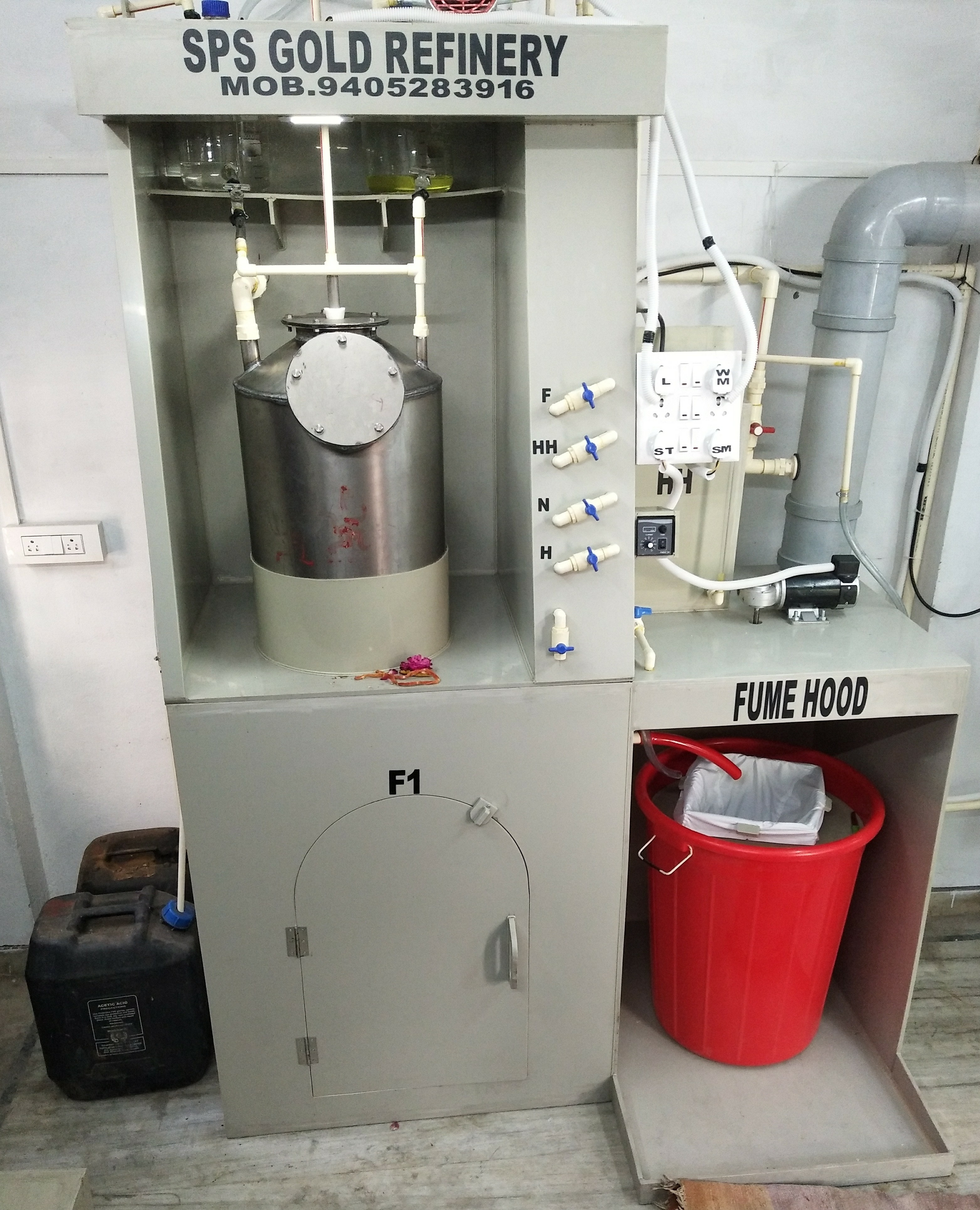 SPS Gold Refinery plant Gold Refining Plant, Capacity 100 GM To 5kg