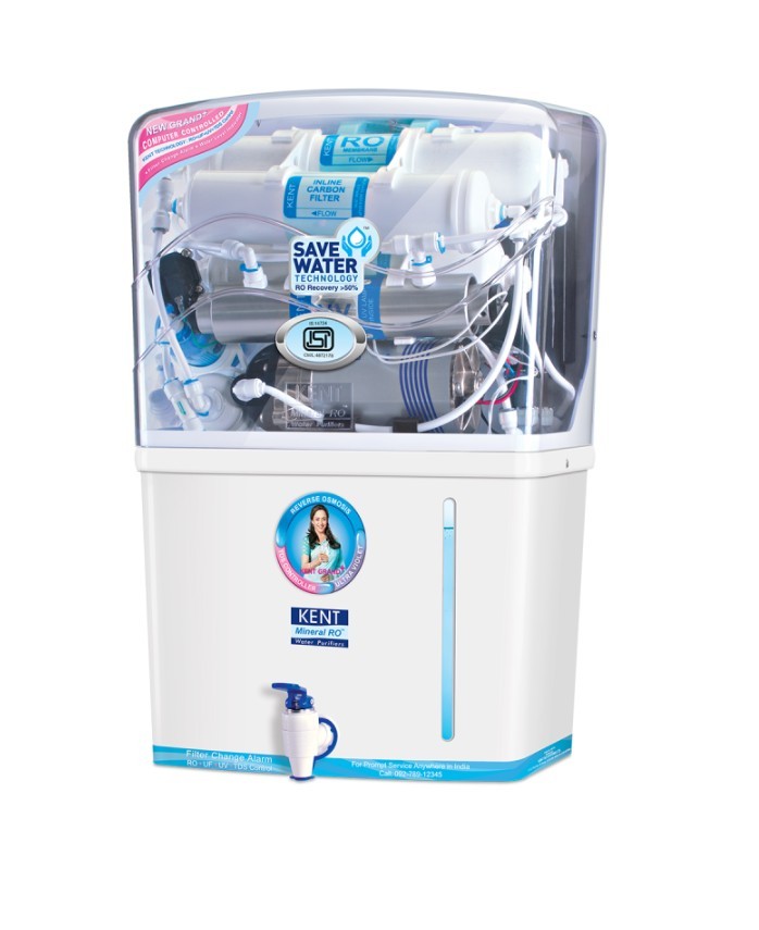 Abs Food Grade Plastic Kent Grand Plus Water Purifiers, 60 W at Rs