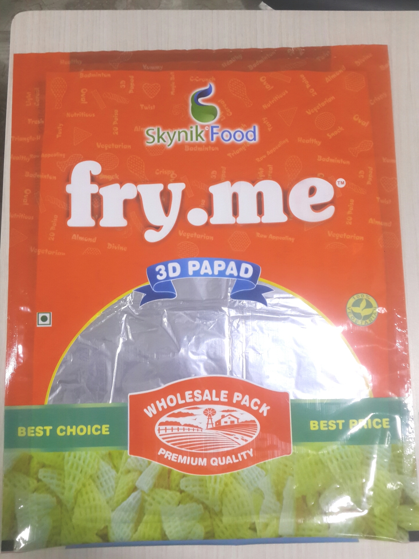 Papad Packaging Pouch at Rs 225/kilogram Mahatma Gandhi
