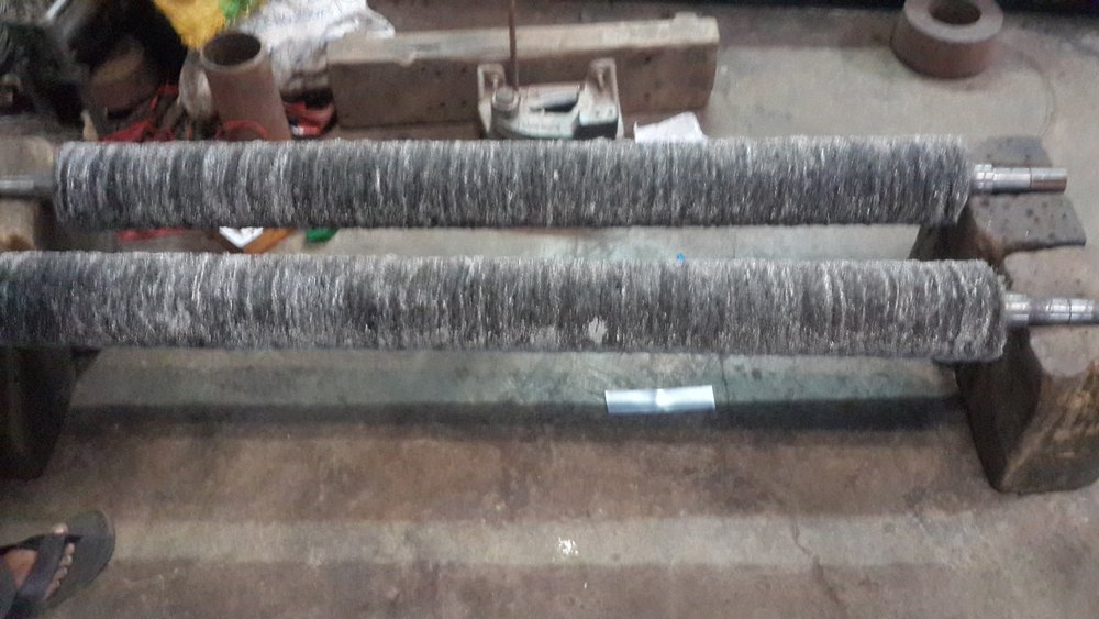 S.S. Wire Roller Brush, For Industrial at best price in Ahmedabad ID