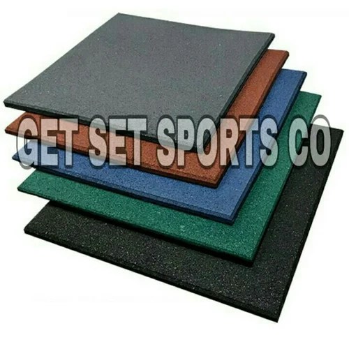 Rubberized Gym Floor Mats, Thickness 10 mm at Rs 165/piece in