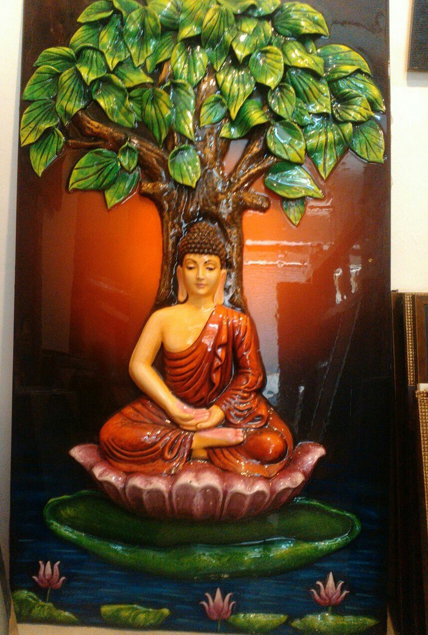 Buddha Wall Mural, Size 48 Inch X 28 Inch, Rs 19900 /unit Vishnu Priya