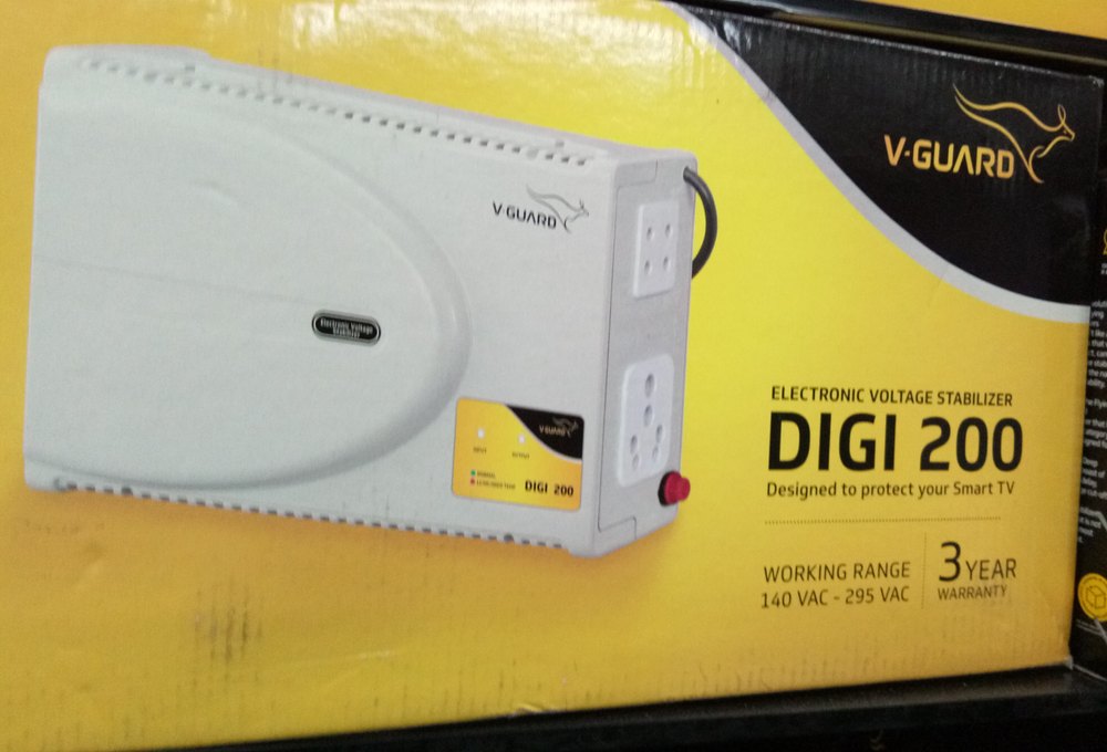 Single Phase Full Copper LED TV Stabilizer at best price in