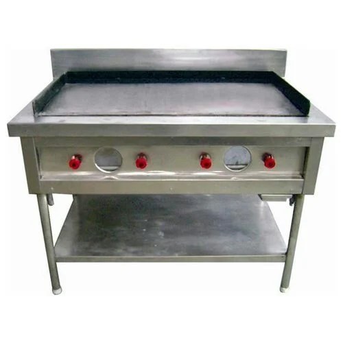 Silver Stainless Steel Dosa Griddle Plate Counter, For Hotel at Rs 7000