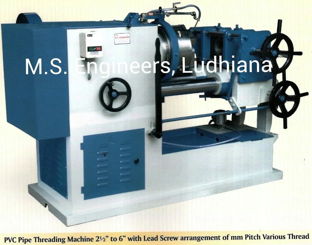 PVC Pipe Threading Machine, BSPT, Threading Capacity 125 mm at Rs