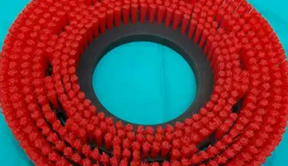 Red Pvc Nylon Disc Brush, Rs 1000 /piece Ramvilas Brush Works ID