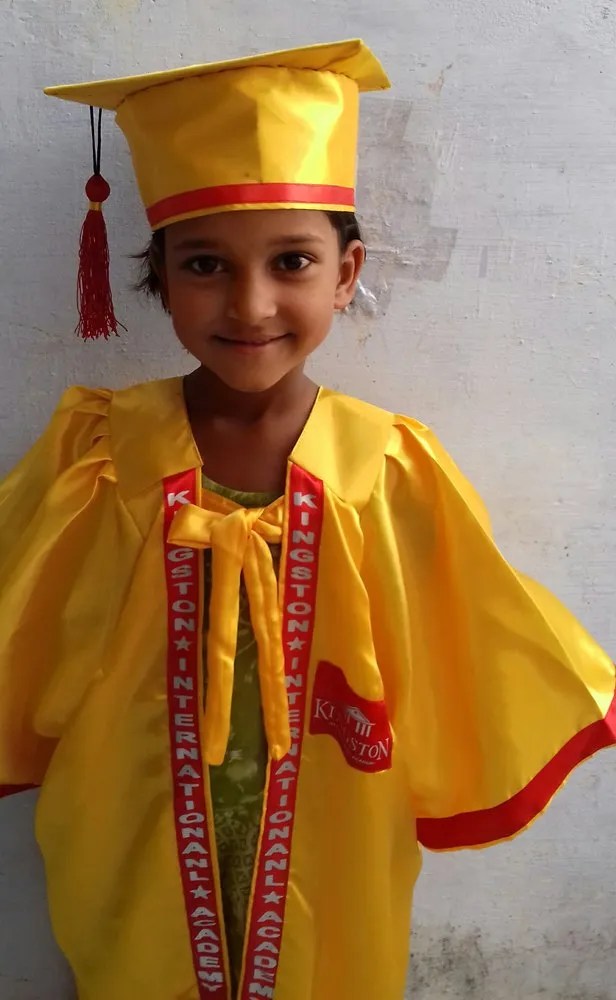 Polyester Kids Graduation Gown With Cap at Rs 325/piece in Prayagraj ID 19644844573