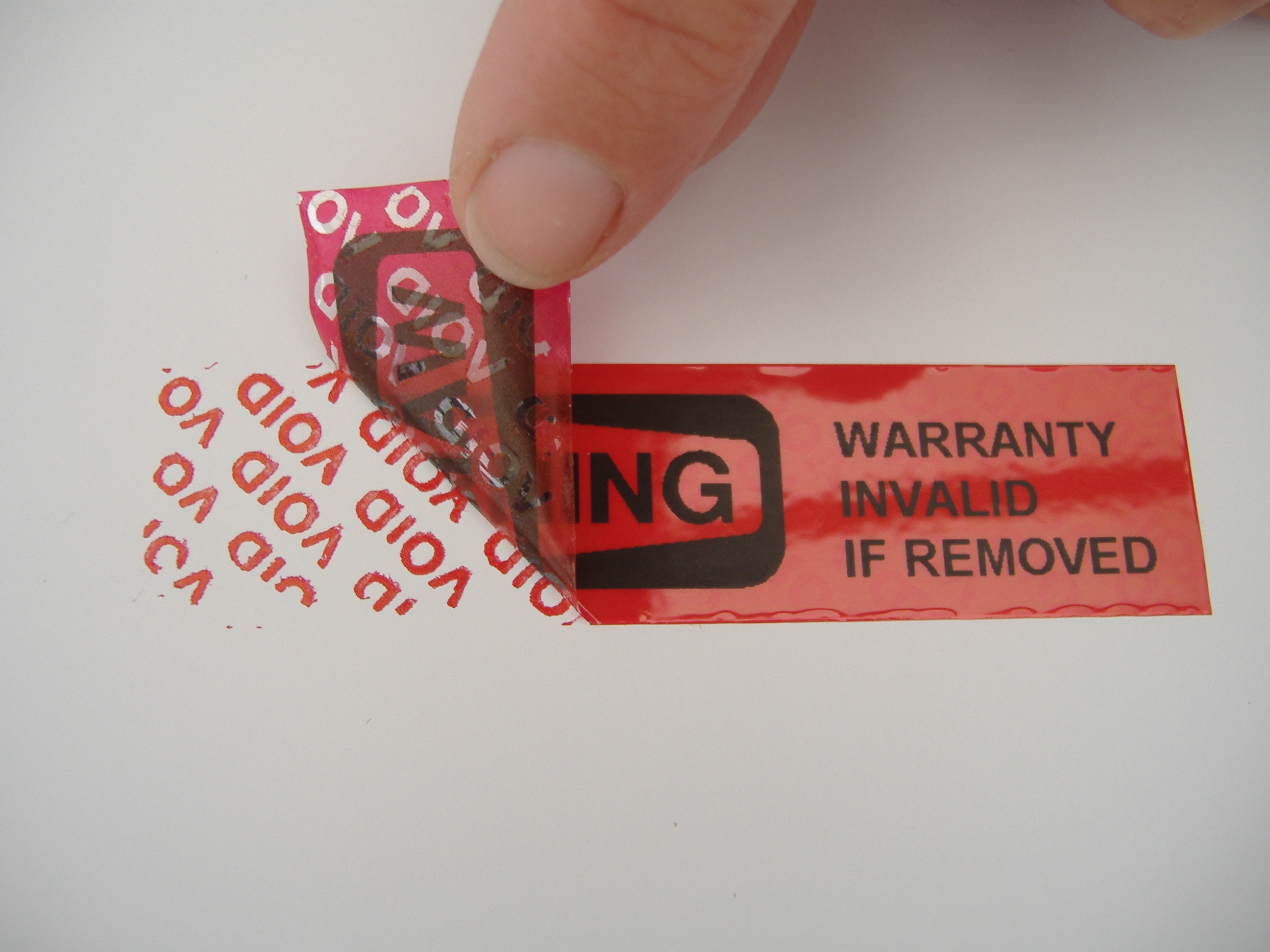 Security Void Stickers at Rs 0.1/piece Ram Nagar New Delhi ID