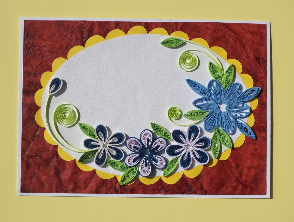 Handmade Paper Quelling Greeting Card at Rs 199/piece Handmade