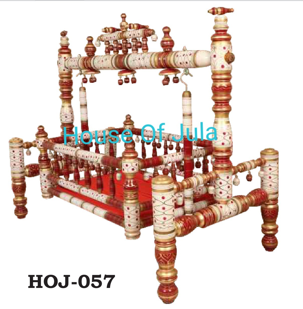 HOJ057 Baby Cradle, लकड़ी का पालना in Odhav, Ahmedabad , J. N