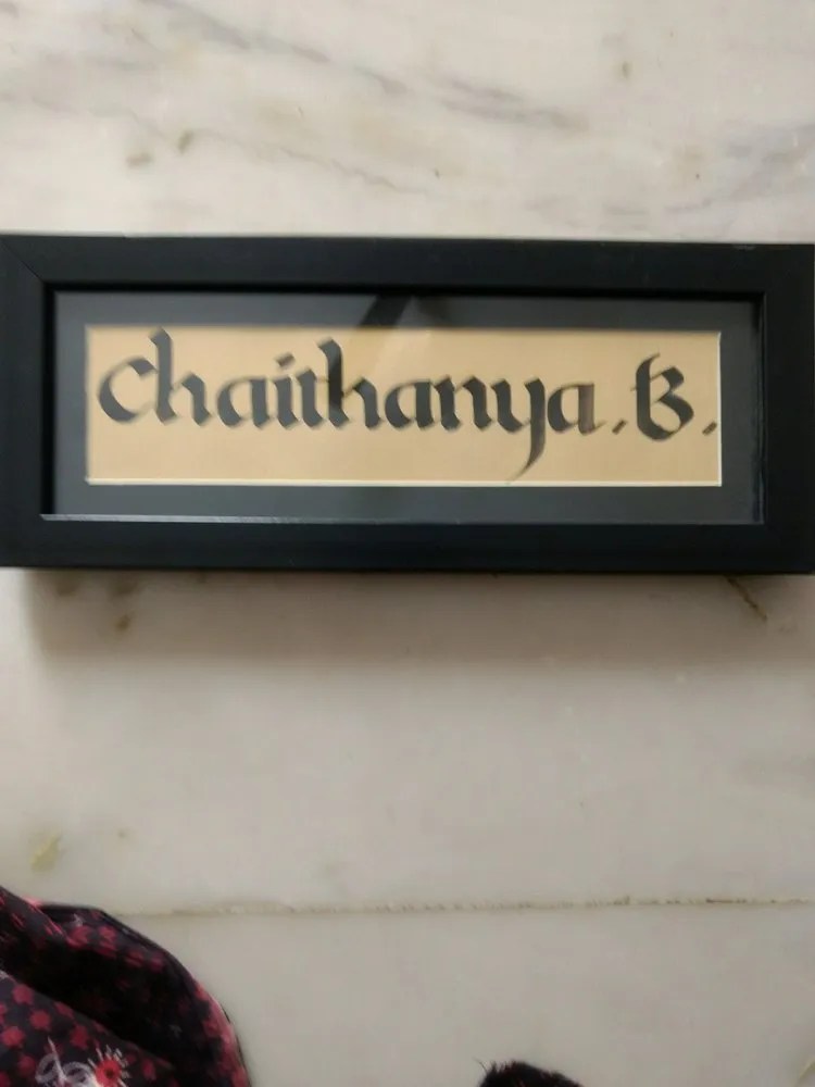 Calligraphy Name Plates at Rs 601/piece in Hyderabad ID 19450151312