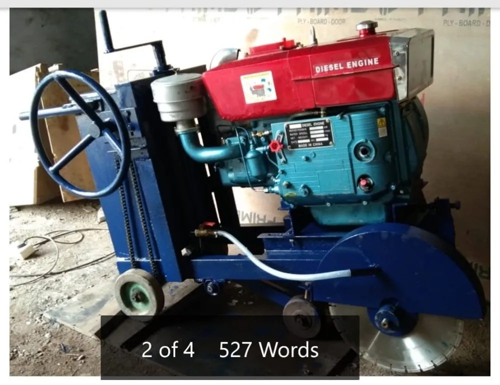 Concrete Road Groove Cutting Machine, Power 20 hp at Rs 175000 in Raigad