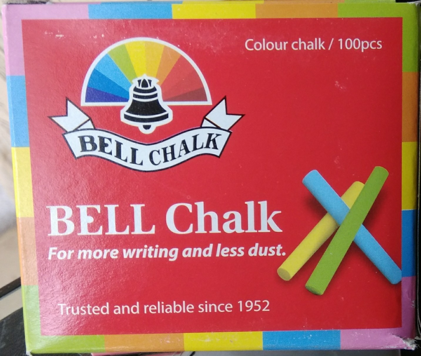 Colour Chalk, Chalk pieces in box 100, Rs 38 /box KTG Multi Services