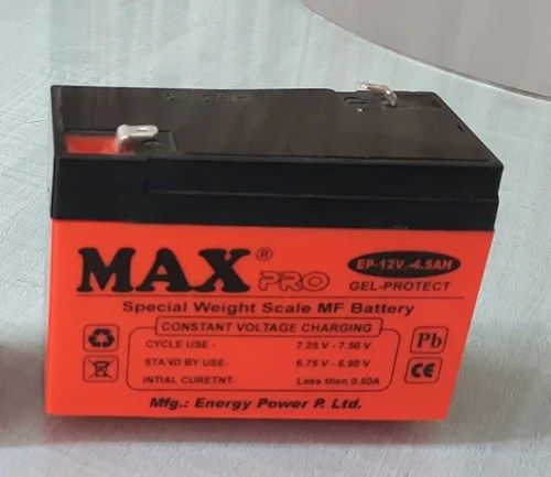 Weight Scale Battery 6V 4.5Ah at ₹ 200 | SMF Battery in Indore | ID