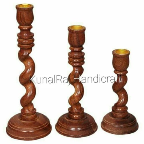 Wooden Candle Stand Set at best price in Jaipur ID 15302393530